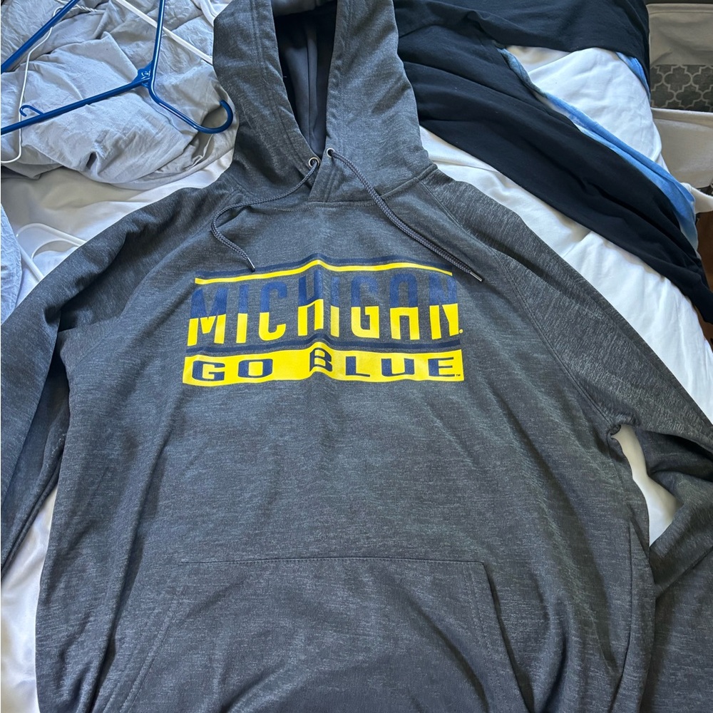 Dark Grey University of Michigan Hoodie